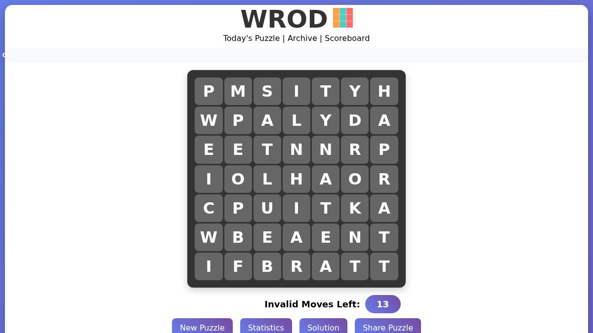 Preview of WROD - Puzzle game