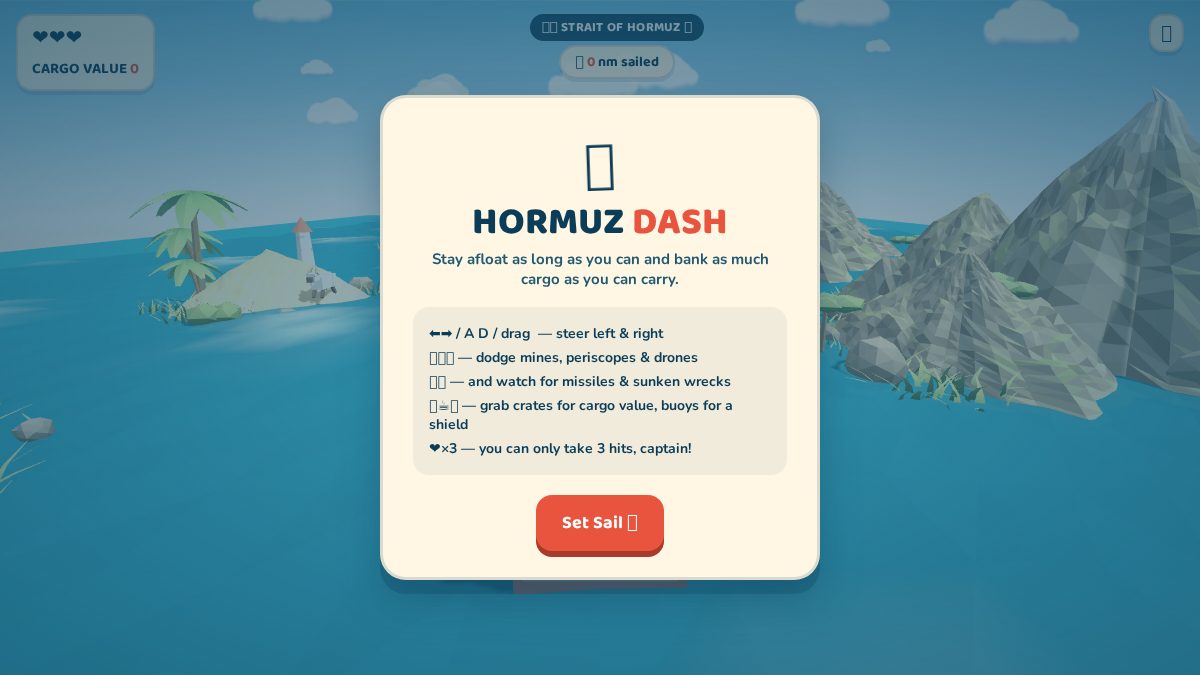 Preview of Hormuz Dash